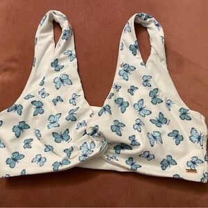 Victoria’s Secret Pink Butterfly Bikini Top Medium